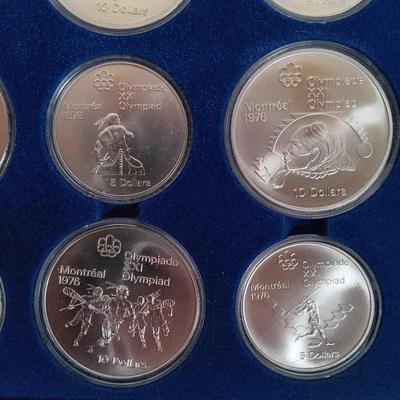 LOT 339: Canadian Olympic Coins 1976 Set