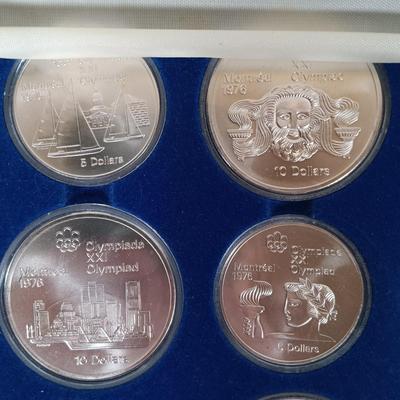 LOT 339: Canadian Olympic Coins 1976 Set