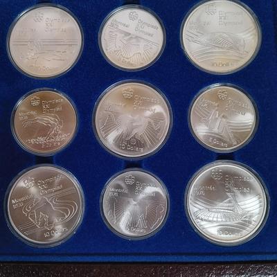 LOT 339: Canadian Olympic Coins 1976 Set