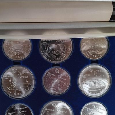 LOT 339: Canadian Olympic Coins 1976 Set