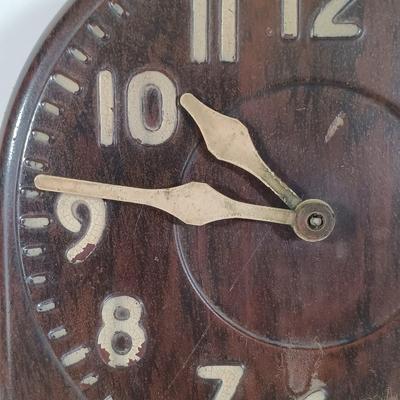 LOT 343: Wallace Electric Wall Clock & Minneapolis 77 8-Day Clock