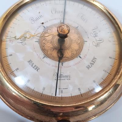 LOT 344: Wittnauer Barometer and Thermometer