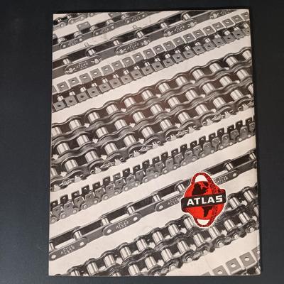 LOT 345: Atlas 200 Roller Chain with Vintage Catalogs