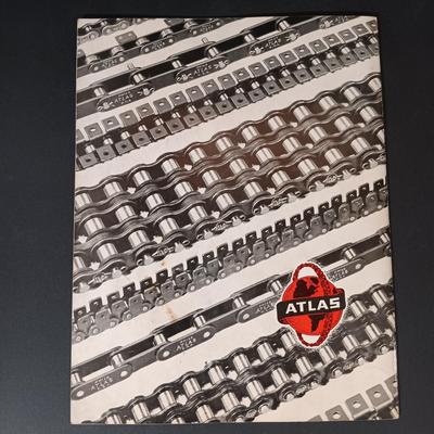 LOT 345: Atlas 200 Roller Chain with Vintage Catalogs