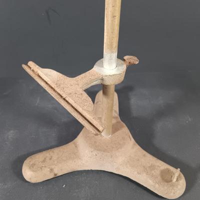 LOT 346: Clockmakers Clock Movement Test Stand w/ Staking Tool Set