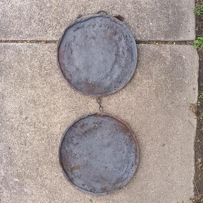 LOT 351: Set of (2) Vintage Medieval Spanish Coin Wall Art