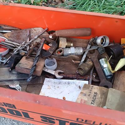 LOT 407: Basement Finds- Collection of Vintage Tools, Tool Boxes & More