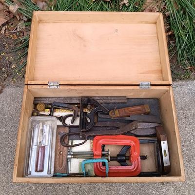LOT 408: Collection of Untested Vintage Tools and Tool Boxes