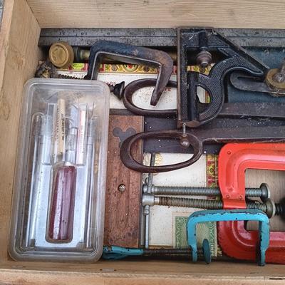 LOT 408: Collection of Untested Vintage Tools and Tool Boxes
