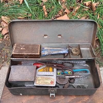 LOT 408: Collection of Untested Vintage Tools and Tool Boxes
