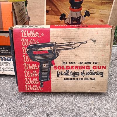 LOT 409: Basement Finds- Untested Vintage Tools and Tool Boxes