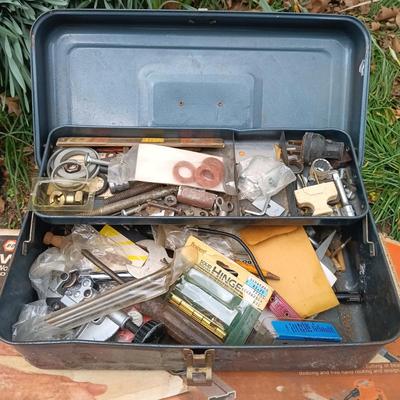 LOT 409: Basement Finds- Untested Vintage Tools and Tool Boxes