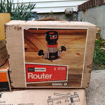 LOT 409: Basement Finds- Untested Vintage Tools and Tool Boxes