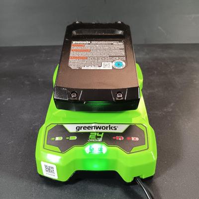 LOT 413: Greenworks 24V Reciprocating Saw with Battery and Charger