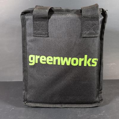 LOT 414: Greenworks 80V Axial Blower w/ Set of (2) Batteries and Chargers