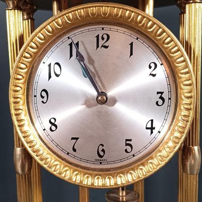 LOT 417: Set of (4) Large Vintage Anniversary Clocks - Gustav Becker, Borgfeldt & More
