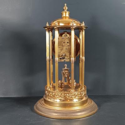 LOT 417: Set of (4) Large Vintage Anniversary Clocks - Gustav Becker, Borgfeldt & More