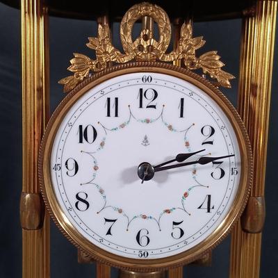 LOT 417: Set of (4) Large Vintage Anniversary Clocks - Gustav Becker, Borgfeldt & More