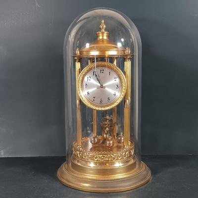 LOT 417: Set of (4) Large Vintage Anniversary Clocks - Gustav Becker, Borgfeldt & More