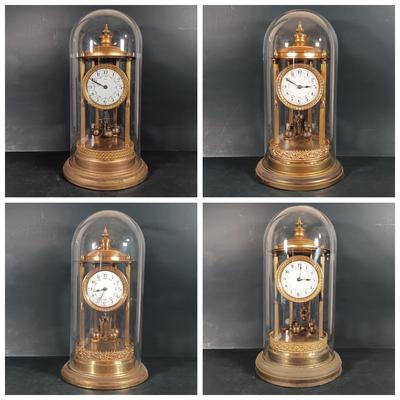 LOT 418: Set of (4) Large Vintage Anniversary Clocks - Sokol, Montag & Co., J. Muller & Co. & More