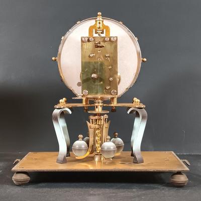 LOT 419: Kundo German Brass Anniversary Clock
