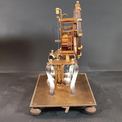 LOT 419: Kundo German Brass Anniversary Clock