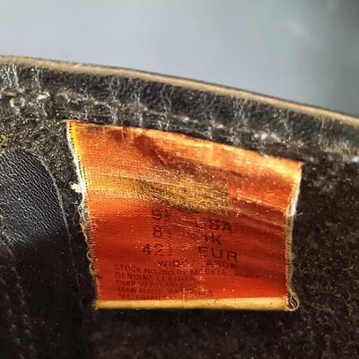 LOT 420: Vintage Harley Davidson 95354 Leather Boots, Gimbels French-Made Elastomere Leather Riding Boots & Double-H Leatger Engineer...