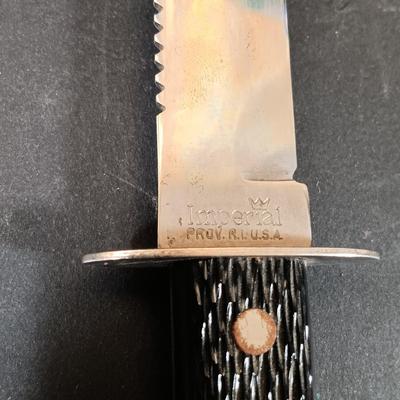 LOT 422: Western W10 Hatchet with Imperial Fixed Blade Knife