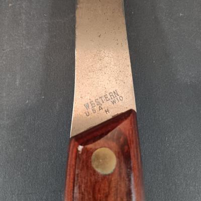 LOT 422: Western W10 Hatchet with Imperial Fixed Blade Knife