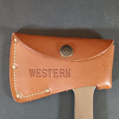 LOT 422: Western W10 Hatchet with Imperial Fixed Blade Knife
