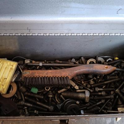LOT 424: Basement Finds- Large Collection of Topls, Machinist Lathe Cutting Bits, Drill Bits & More