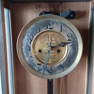 LOT 425: Vintage Gustav Becker Wall Clock