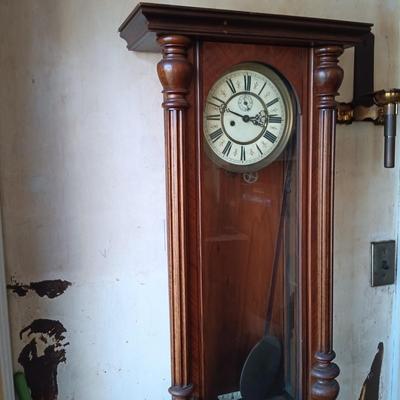 LOT 429: Vintage Gustav Becker Wall Clock