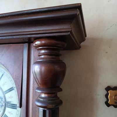 LOT 429: Vintage Gustav Becker Wall Clock