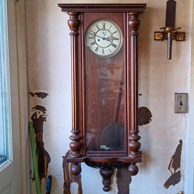 LOT 429: Vintage Gustav Becker Wall Clock