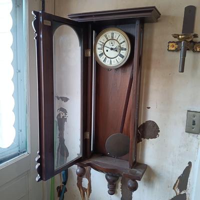 LOT 429: Vintage Gustav Becker Wall Clock