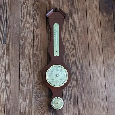 LOT 431: Set of (3) Banjo Style Barometers