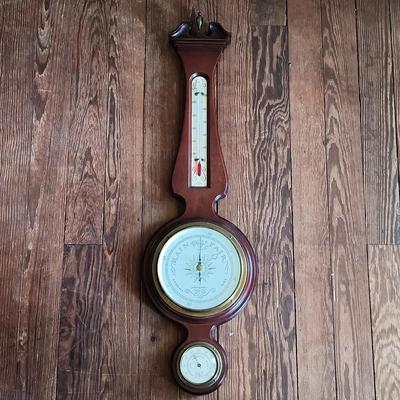 LOT 431: Set of (3) Banjo Style Barometers