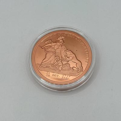 LOT 451J: USA 1776 / 1781 Libertas Americana Medals in Plastic Cases