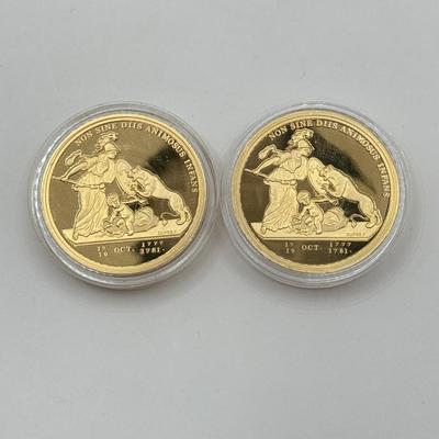 LOT 451J: USA 1776 / 1781 Libertas Americana Medals in Plastic Cases