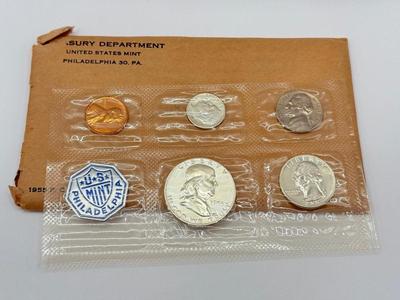 LOT 452J: 1955 & 1956 Philadelphia US Coin Proof Sets