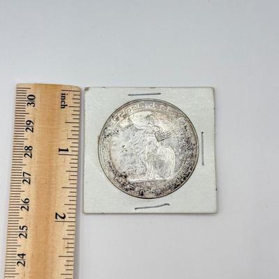 LOT 453J: 1898 British Trade Dollar Coin (90% Silver)