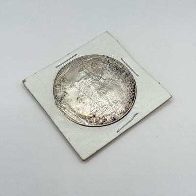 LOT 453J: 1898 British Trade Dollar Coin (90% Silver)