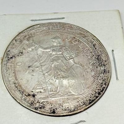 LOT 453J: 1898 British Trade Dollar Coin (90% Silver)