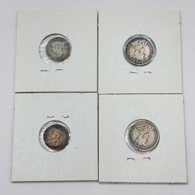 LOT 454J: 1841-1934 Canadian Coins in Protective Cases