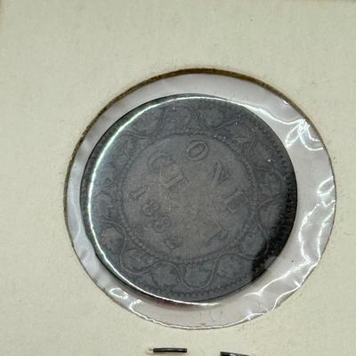 LOT 454J: 1841-1934 Canadian Coins in Protective Cases