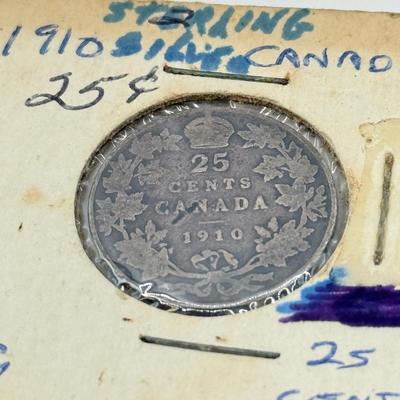 LOT 455J: 1872-1919 Antique Canadian Coins in Protective Cases