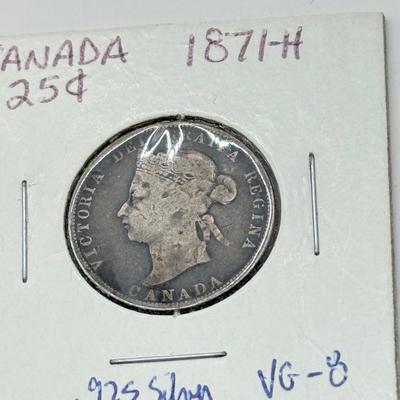 LOT 455J: 1872-1919 Antique Canadian Coins in Protective Cases