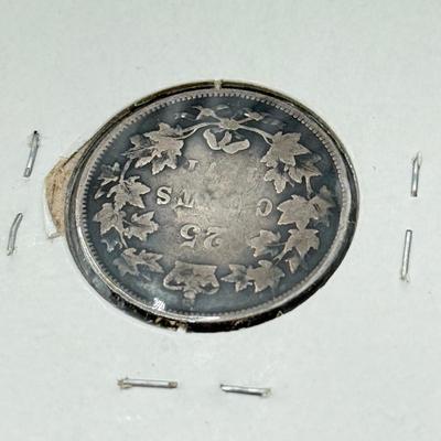 LOT 455J: 1872-1919 Antique Canadian Coins in Protective Cases