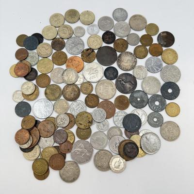LOT 457J: Large Variety of Foreign Coins